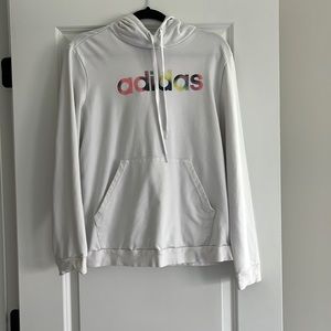 White adidas hoodie